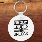 Groom Level Unlock Bachelor Party Sleutelhanger (Voorkant)