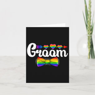 Groom LHBT Pride Gay Bachelor Trouwen Verloving L Kaart