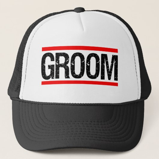 Groom Mannen pet grappig (Voorkant)