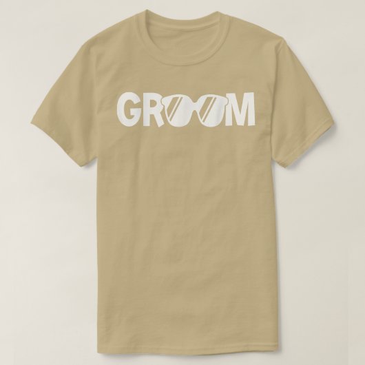 Groom Matching Wedding Party Best Man Funny Groom T-shirt (Design voorkant)