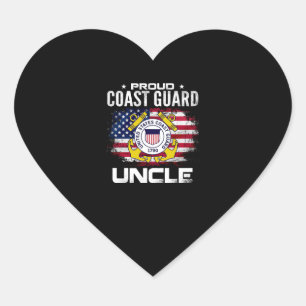 Groom met Amerikaanse vlaggeschut Hart Sticker