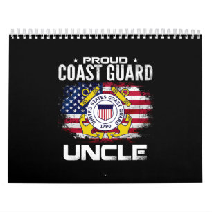 Groom met Amerikaanse vlaggeschut Kalender