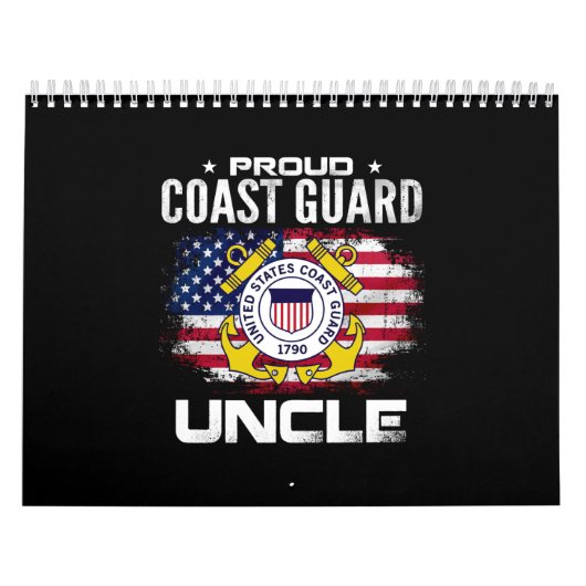 Groom met Amerikaanse vlaggeschut Kalender (Hoes)