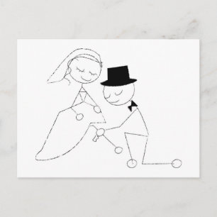 Groom met geul briefkaart