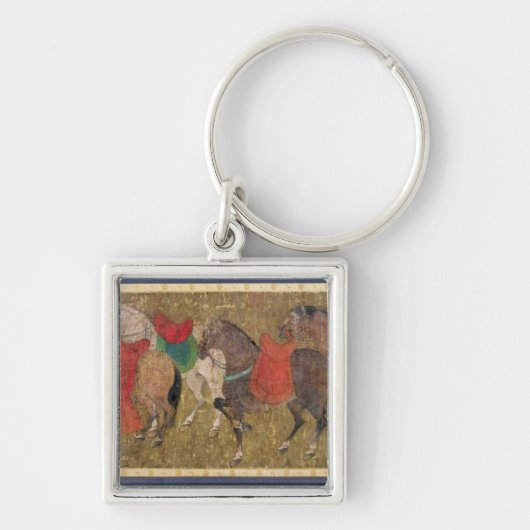 Groom met paarden sleutelhanger (Voorkant)