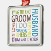 Groom Metalen Ornament (Links)