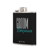 GROOM Monogram Thermische Kolf Heupfles (Links)