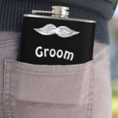 Groom Mustache Hipster Wedding Heupfles