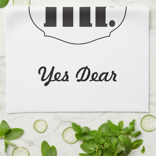 Groom Mustache Theedoek (Gevouwen)