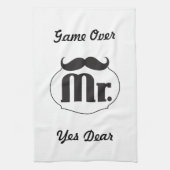 Groom Mustache Theedoek (Verticaal)