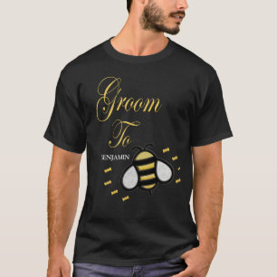 Groom om Bachelor Party te zijn personaliseert T-shirt