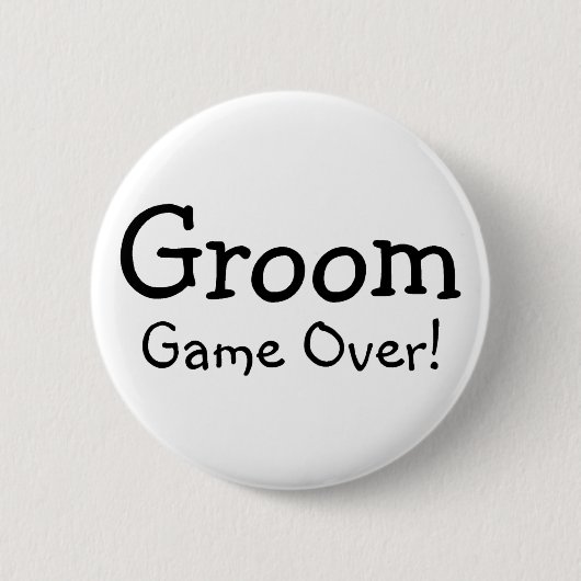 Groom over ronde button 5,7 cm (Voorkant)