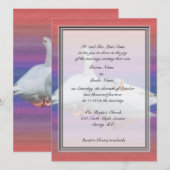 Groom parent's bruiloft kaart (Voorkant / Achterkant)