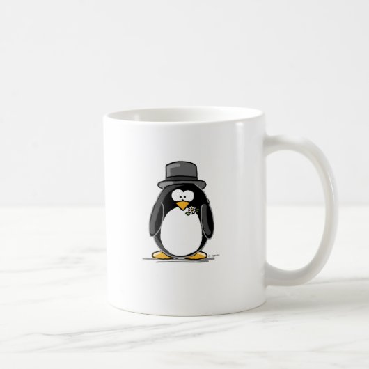 Groom Penguin Koffiemok (Rechts)