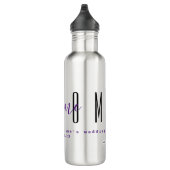 Groom Personalized Water Bottle HAMbyWG Waterfles (Rechts)