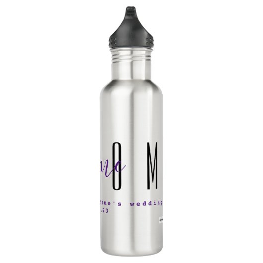 Groom Personalized Water Bottle HAMbyWG Waterfles (Rechts)