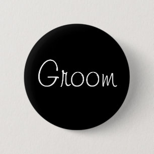 Groom Pin Ronde Button 5,7 Cm