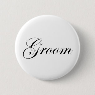 Groom Ronde Button 5,7 Cm