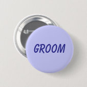 Groom Ronde Button 5,7 Cm (Voorkant /achterkant)