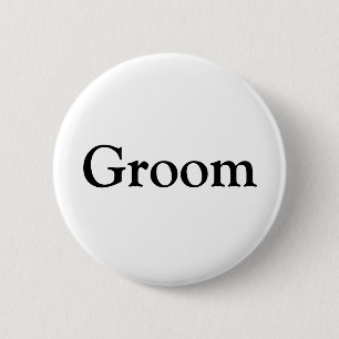 Groom Ronde Button 5,7 Cm