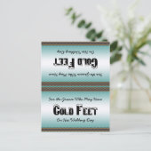 Groom Sokken Cold Feet Briefkaart (Staand voorkant)