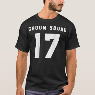 Groom Squad 2017 Jersey Groomsmen T-shirt