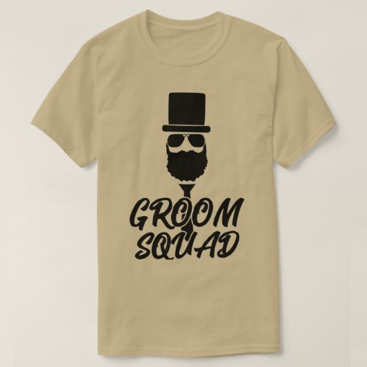 Groom Squad Bachelor Party 8 T-shirt (Design voorkant)