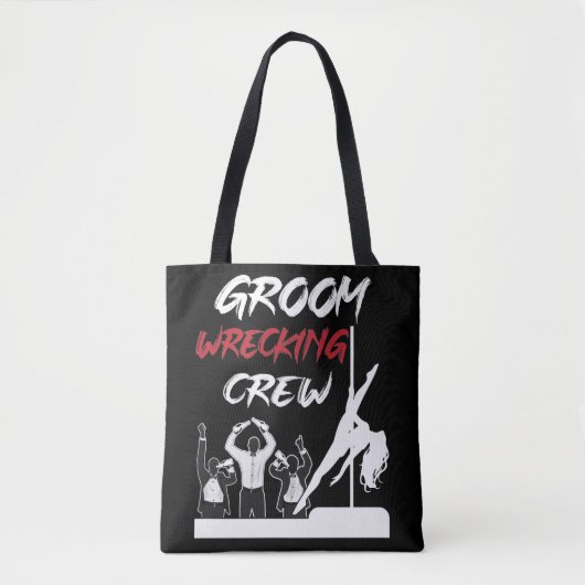 Groom Squad Bachelor Party Drink bemanning Tote Bag (Voorkant)