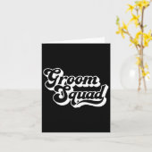 Groom Squad Bachelor Party Mannen Crew Matching Gr Kaart (Gele Bloem)