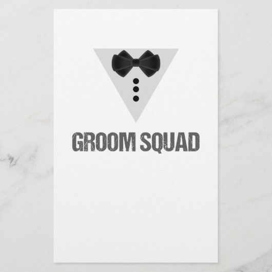 Groom Squad Briefpapier (Voorkant)