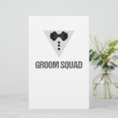 Groom Squad Briefpapier (Staand voorkant)