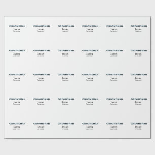 Groom Squad bruidsjonker vrijgezellenfeest voeg na Cadeaupapier