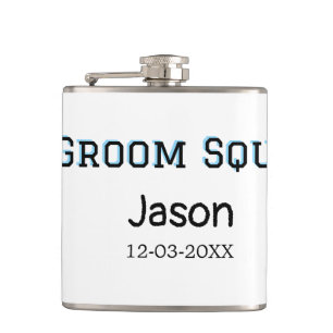 Groom Squad bruidsjonker vrijgezellenfeest voeg na Heupfles