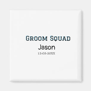 Groom Squad bruidsjonker vrijgezellenfeest voeg na Magneet