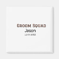 Groom Squad bruidsjonker vrijgezellenfeest voeg na