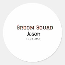 Groom Squad bruidsjonker vrijgezellenfeest voeg na