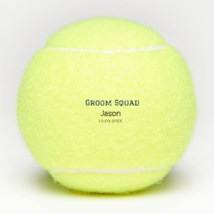 Groom Squad bruidsjonker vrijgezellenfeest voeg na Tennisballen