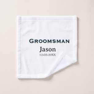 Groom Squad bruidsjonker vrijgezellenfeest voeg na Washandje