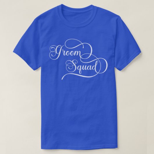 Groom Squad (bruiloft) T-shirt (Design voorkant)