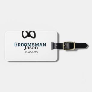 Groom Squad getuige vrijgezellenfeest voeg naam to Bagagelabel