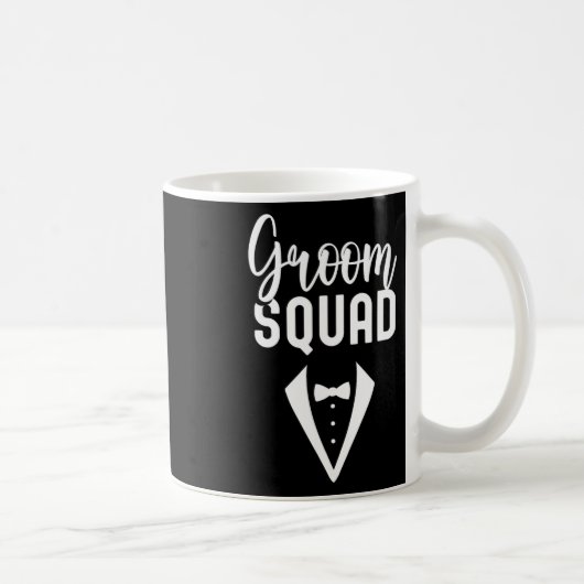 Groom Squad Gezegden Party Wedding Bachelor 1 Koffiemok (Rechts)