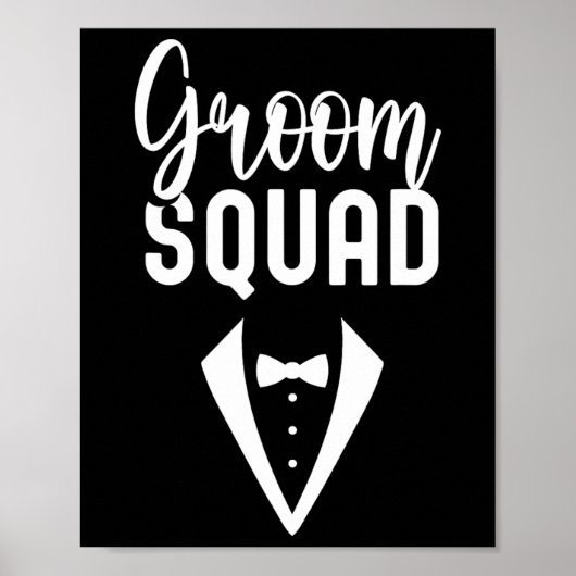 Groom Squad Gezegden Party Wedding Bachelor 1 Poster (Voorkant)