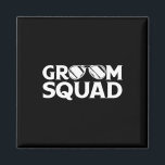Groom Squad Groomsman Bachelor Party Wedding Match Magneet<br><div class="desc">Groom Squad Groomsman Bachelor Party Wedding Matching</div>