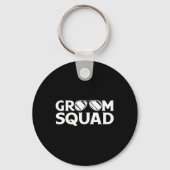 Groom Squad Groomsman Bachelor Party Wedding Match Sleutelhanger (Voorkant)