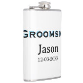 Groom Squad groomsman bachelorette party add name  Heupfles (Rechts)