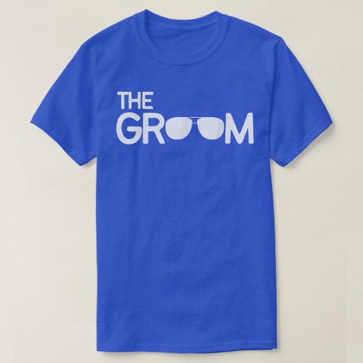 Groom Squad Groomsmen Crew Team Funny Bachelor Par T-shirt (Design voorkant)