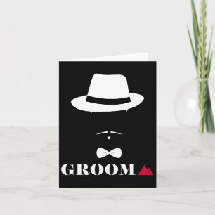 Groom Squad Groomsmen Ring Wedding Bachelor Party Kaart