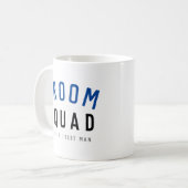 Groom Squad | Modern Bachelor Groomsman Stylish Koffiemok (Voorkant links)