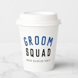 Groom Squad | Moderne bruidsjonker voor de bruideg Papieren Bekers