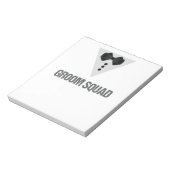 Groom Squad Notitieblok (Linkerzijde)